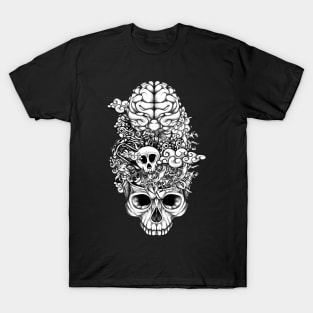 Brain Doodle BW T-Shirt